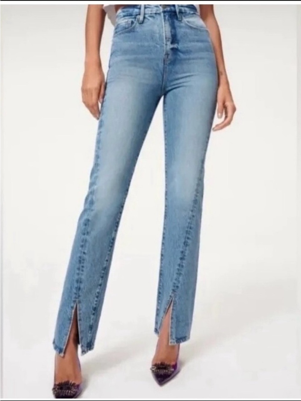 Good American Women's Straight Leg Jeans Waist 30